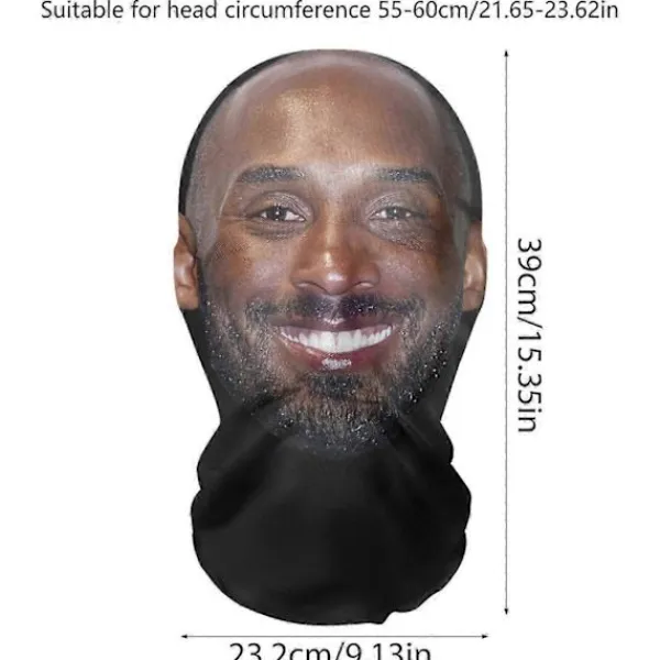 Avtagbar Ansiktsskydd Balaclava Ansiktsskydd med Ansikte för Barn Tonåringar Män Kvinnor Andningsbar Cosplay Prank Mask> Huvudbonader