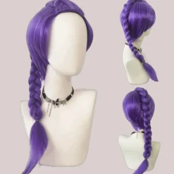 AIZHENCHEN (AZC) K-pop Hunters Cosplay Peruk för Demontecken & Konvent><noscript><img width=