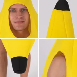 Banan-dräkt för vuxna, unisex, en storlek, Halloweenmaskerad> Dräkter
