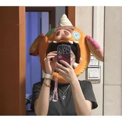 DAO Barn & Vuxna BOTW Bokoblin Mask TOTK Link Gris Plysch Helhuva Huva Mask Hatt [Db]><noscript><img width=