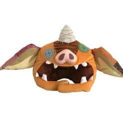 Barn & Vuxna BOTW Bokoblin Mask TOTK Link Gris Plysch Helhuvud Huvmask Hatt-WELLNGS> Huvudbonader