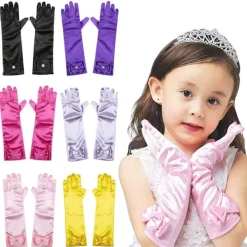 Barn Långa Handskar Prinsessan Dansföreställning Scenhandskar> Tillbehör