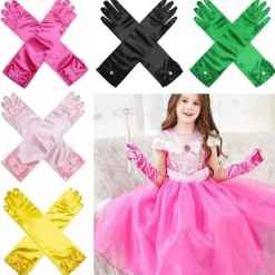 Barn Långa Handskar Prinsessan Dansföreställning Scenhandskar> Tillbehör