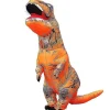 Barn och vuxna dinosaurie uppblåsbar cosplay kostymer T-rex anime tecknad film festklänning kostymer Halloween kostym lila> Dräkter