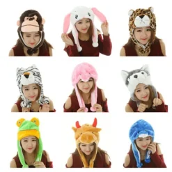 Barn och vuxna tecknade plyschhattar, roliga leksaker, djurhalsvärmare, öronmuffar, presenter No,><noscript><img width=