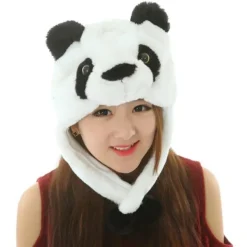 Barn och vuxna tecknade plyschhattar, roliga leksaker, djurhalsvärmare, öronmuffar, presenter No,><noscript><img width=