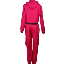 Barn Unisex Squid Game 2 Kostym Cosplay Jumpsuit + Squid Game Mask Halloween Outfit Gåvor Party 7-9 år square 7-9 år square> Dräkter