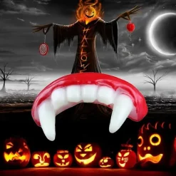 Barnens Trick Toy Resin Halloween Vampyrtänder för ålder 6+ Barn/Vuxna><noscript><img width=