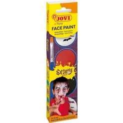 JOVI Barnsmink - - Förpackning med 3 flaskor á 8ml - Vit, Röd, Svart - Slät konsistens - Icke giftig> Smink