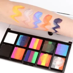 Barnsmink, delad kakpalett, ansiktsmålning><noscript><img width=