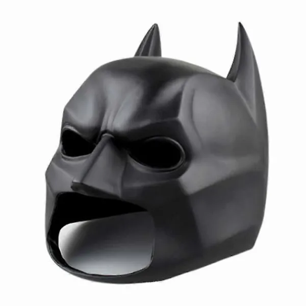 Batman Helmask med Hätta The Dark Knight Rises Latex Hjälm Vuxen Cosplay Prop J> Masker
