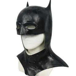 Batman Hjälm Mask Bruce Wayne Cosplay Huvudbonad Latex Kostym Halloween #5> Masker