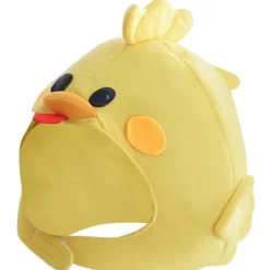 Bedårande plysch Chick Hat Cosplay kostym Cap Kyckling Huvudbonader White><noscript><img width=
