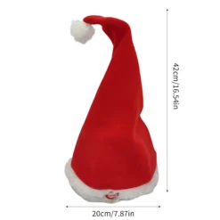 unbranded Bekväm PP Bomull Jultomte Hatt Musikalisk Rytm Dansande Leksak för Barn Vuxna><noscript><img width=