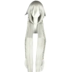 Black Butler Kuroshitsuji Undertaker Cosplay Kostym Halloweenfest Kostymer Skräddarsydda Full Set Hatt Kedja och S> Peruker