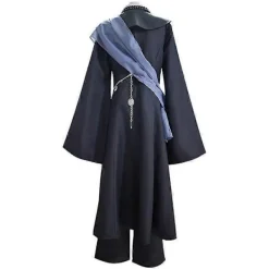 Black Butler Kuroshitsuji Undertaker Cosplay Kostym Halloweenfest Kostymer Skräddarsydda Full Set Hatt Kedja och S><noscript><img width=