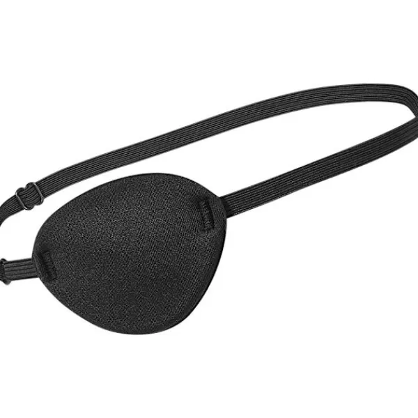 Black Eye Patch Justerbar Pirat Eye Patch för behandling av Strabismus A> Masker