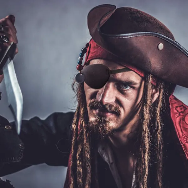 Black Eye Patch Justerbar Pirat Eye Patch för behandling av Strabismus A> Masker