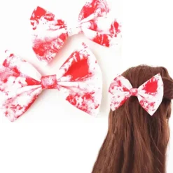 CL Blodfläck Y2K Rosett Handgjorda Hårspännen med Halloween-tema><noscript><img width=