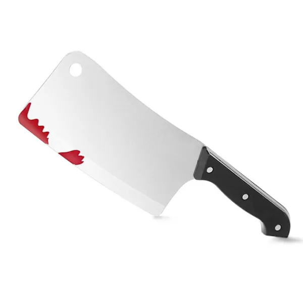 Blodig klyfta för mördare mördare psykopat kostym halloween kniv> Tillbehör