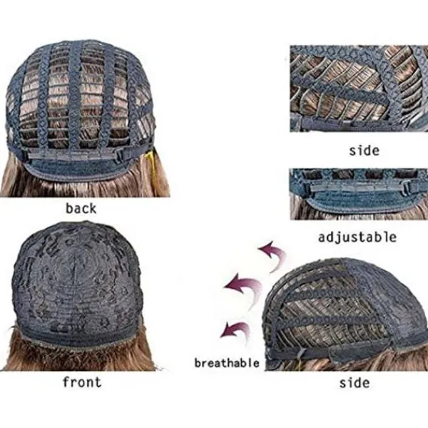 Blond Flätad Elsa Cosplay Peruk Syntetiskt Hår Peruker Halloween Fest Daglig Kostym Peruk (För Barn och Vuxna)> Peruker