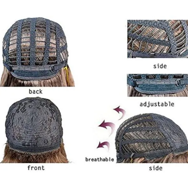 Blond Flätad Elsa Cosplay Peruk Syntetiskt Hår Peruker Halloween Fest Daglig Kostym Peruk (För Barn och Vuxna)> Peruker