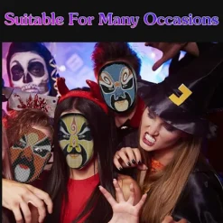 NSF Bluetooth APP Kontroll Smart LED Ansiktsmasker Programmerbar Ändra Ansikte Gör själv Foton><noscript><img width=