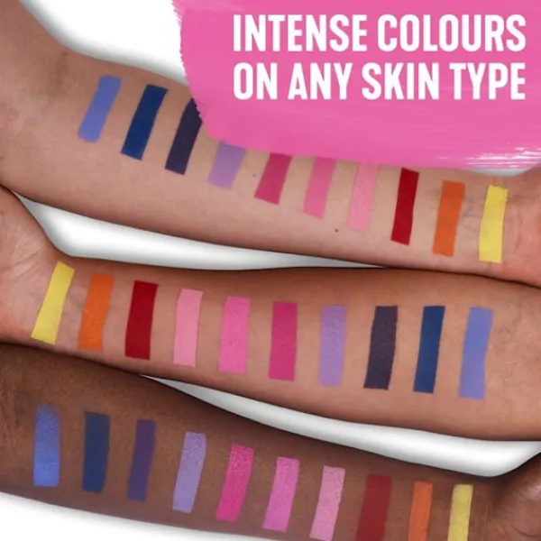 SNAZAROO Borste - borstsats - 1192040 - MEDIUM FLAT BRUSH-YEL, gul> Smink