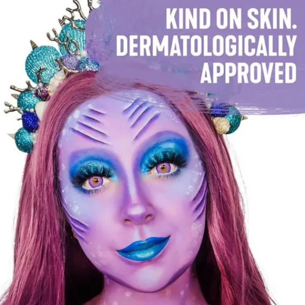 SNAZAROO Borste - borstsats - 1192040 - MEDIUM FLAT BRUSH-YEL, gul> Smink