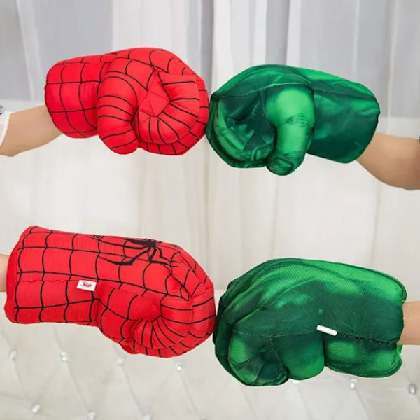 Boxningshandskar Spiderman Näve Grön Röd Spider Iron Man Hulk, ZQKLA> Tillbehör
