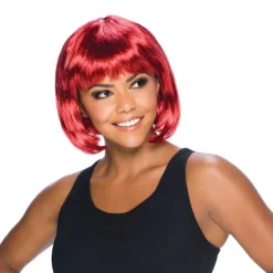 Bristol Novelty Dam/Damer Elegance Peruk En Storlek Röd Passion One Size> Peruker
