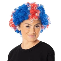 Bristol Novelty Union Jack Peruk En Storlek Blå/Röd/Vit One Size> Peruker