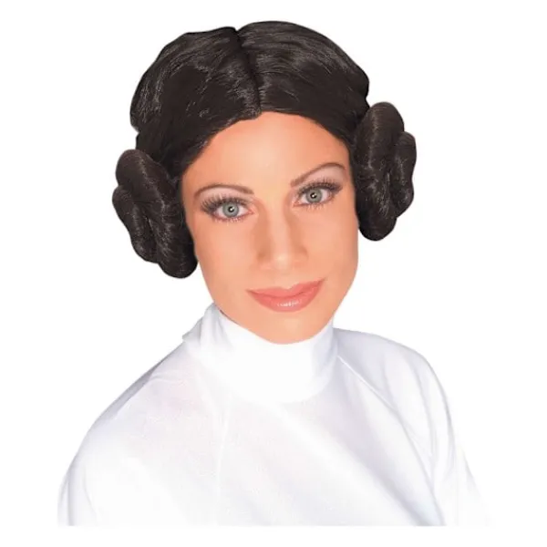 Bristol Novelty Unisex Vuxen Princess Leia Peruk One Size Brun Brun One Size> Peruker