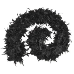 Bristol Novelty Unisex Vuxen Budget Fjäderboa En Storlek Svart One Size> Tillbehör