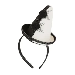 Bristol Novelty Unisex Vuxen Clown Pierrot Hatt på Hårband> Huvudbonader