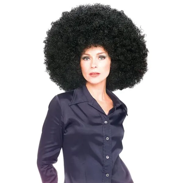 Bristol Novelty Unisex Vuxen Afro Överdimensionerad Peruk One Size Svart One Size> Peruker
