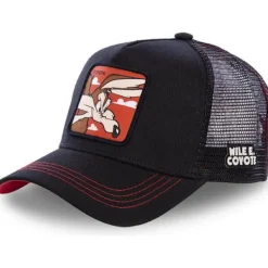 LAIQIANKUA Cartoon Animal Baseball Hat Coyote Svart> Huvudbonader