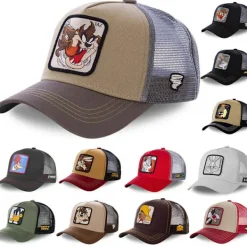 LAIQIANKUA Cartoon Animal Baseball Hat Coyote Svart> Huvudbonader