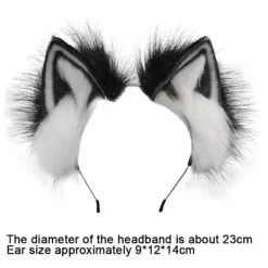 Cat Ear Pannband Cosplay Huvudbonader FÄRG 6 FÄRG 6 Color 6> Huvudbonader