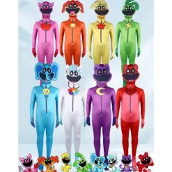 Djur Jumpsuit Kostym för Barn & Vuxna - Karnevalsfest Rollspel 140><noscript><img width=