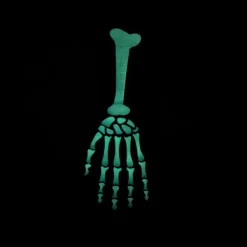 CDQ 1 par Halloween lysande skeletthandske fullfinger för cosplay flerfärgad CDQ><noscript><img width=