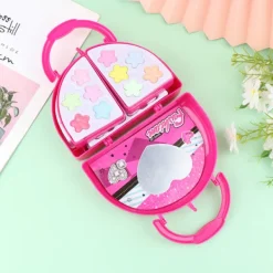 CDQ Barnmakeupset för Flickor Prinsessa Kosmetik Leksakssats för Barn> Smink
