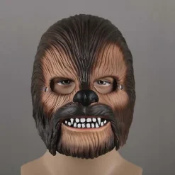 FMYSJ Chewbacca Mask Rörlig Käke Cosplay Chewie Masker Helhuvud Hjälm Halloween Rekvisita (FMY)> Masker