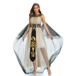 Holocky Cleopatra-kostym för kvinnor, Farao-kostym för män XL> Dräkter