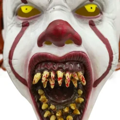 Clown Back to Soul 2 pennywise Mask LED Ljus Peruk Huvudbonad Skräck><noscript><img width=
