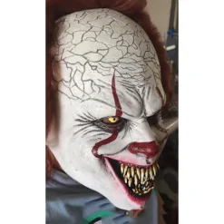 Clown Mask Latex Horror Cosplay Prop Halloween Vuxen><noscript><img width=