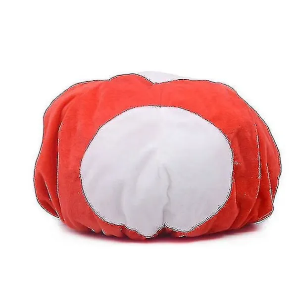 19*30cm Paddhatt Grön och Röd Het Tecknad Cosplay Hatt Söt Mjuk Fylld Bomullshatt för Vänner Present> Huvudbonader