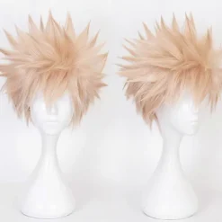 Cosplay akugou Katsuki Kort Peruk My Hero Academia U5S0 aku Hjälte lond> Peruker