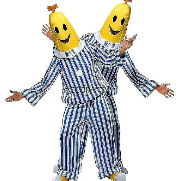 Cosplay Bananer i pyjamas-dräkt TV-serie Bananer i pyjamas-dräkt Bananer-dräkt> Dräkter