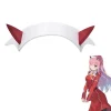 Cosplay Darling In The Franxx Zero Two Huvudbonad Horn Hårklämma Hårband> Huvudbonader